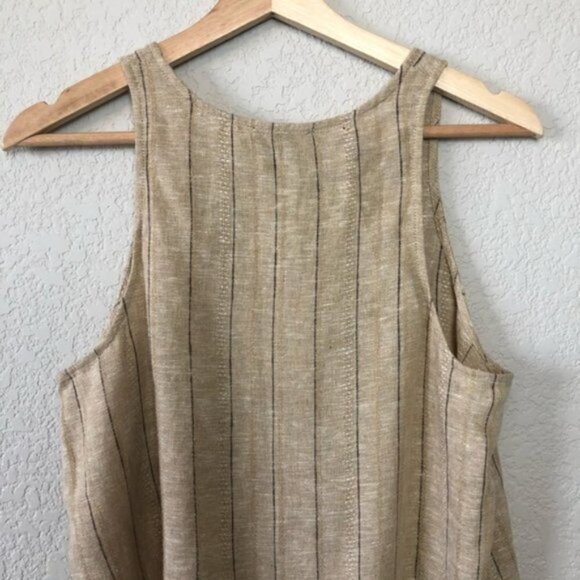 NEW DREW Teagan Stripe Linen Tank Top S $156 - Picture 9 of 10